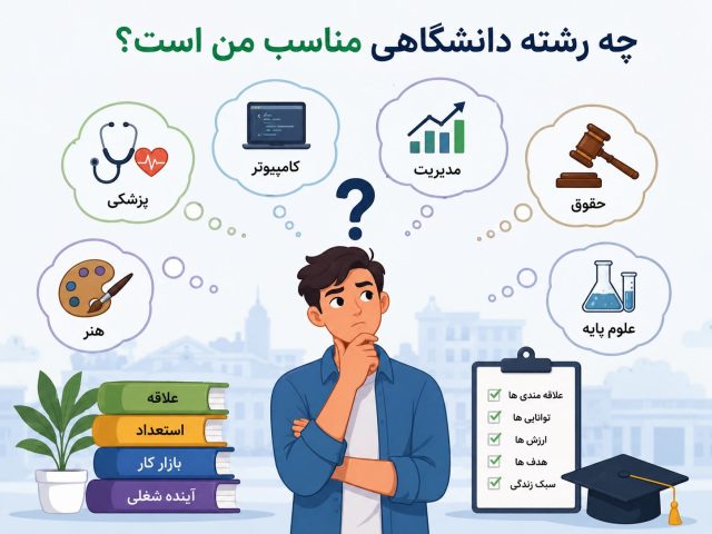 چه رشته دانشگاهی مناسب من است؟