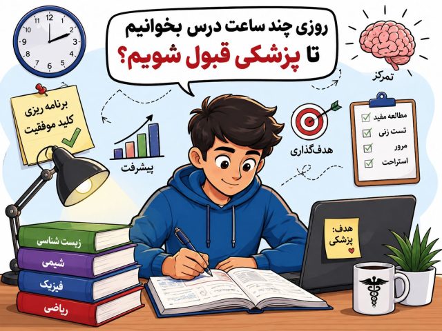 روزی چند ساعت درس بخوانیم تا پزشکی قبول شویم؟
